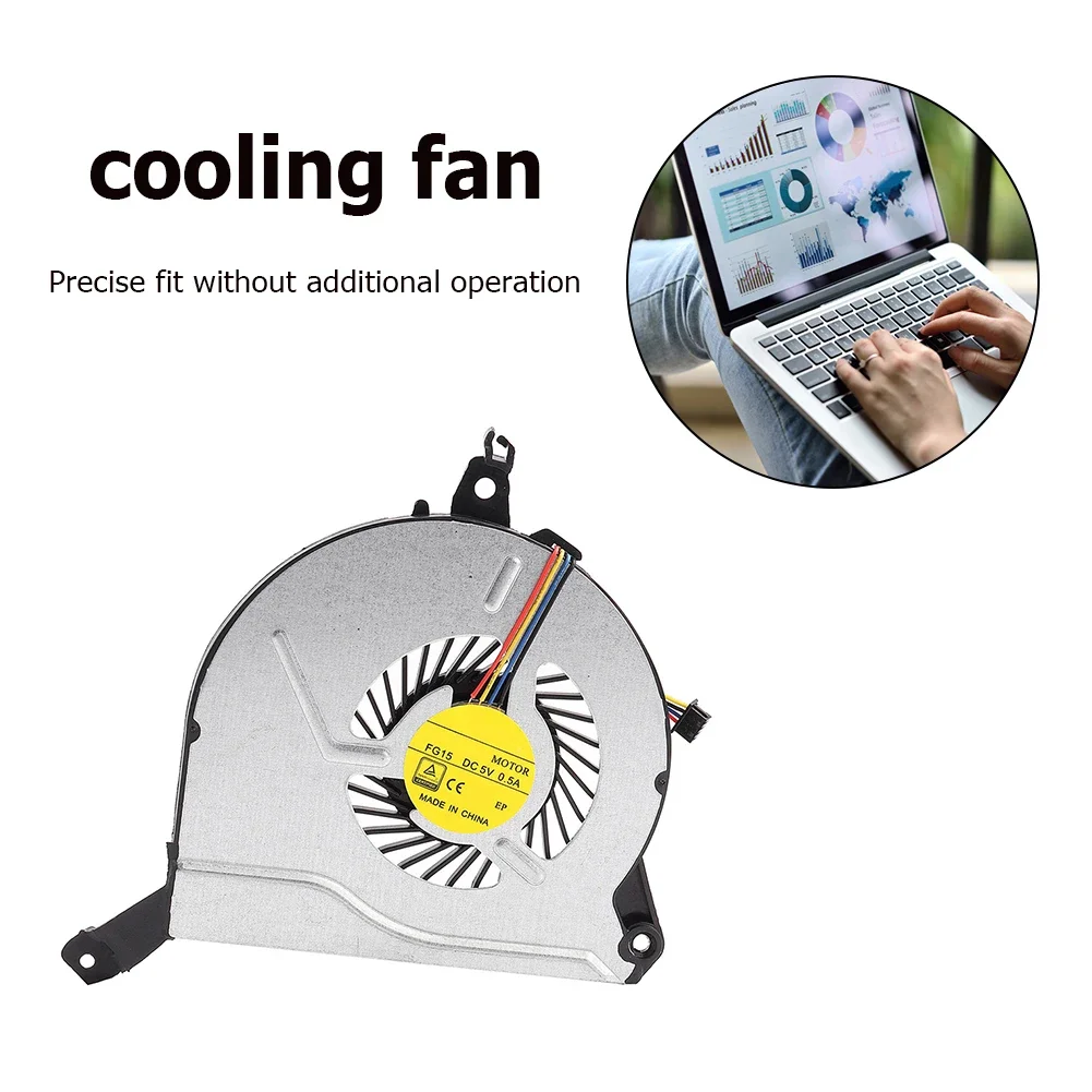 CPU Cooling Fan Replacement For HP 15-P 15-F 15-K 14-V 14-P 17-F 17-K 14-U M7-K 13-A M6-N 14-X 763700-001 762505-001