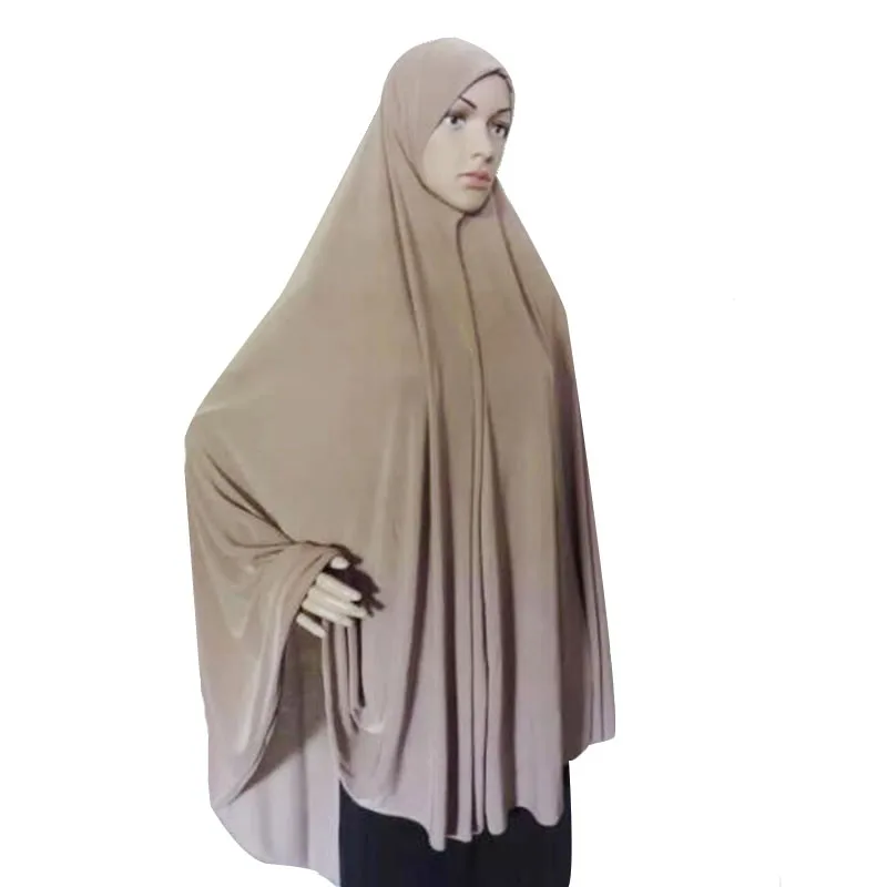 

Рамадан Молитва Мусульманский Хиджаб Шарф Негабаритный Химар Элегантный Скромный Ислам никаб Платок Женский Мусульманский Джерси Мгновенный Тюрбан