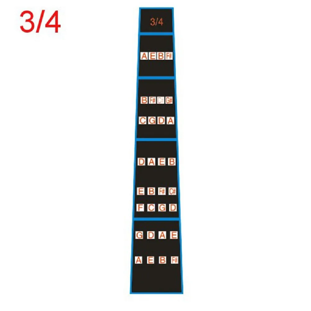 Quality New Practical Violin Intonation Stickers No Damage Paper Fingerboard Marker Learning Aids 4/4 3/4 1/4 1/2 1/8