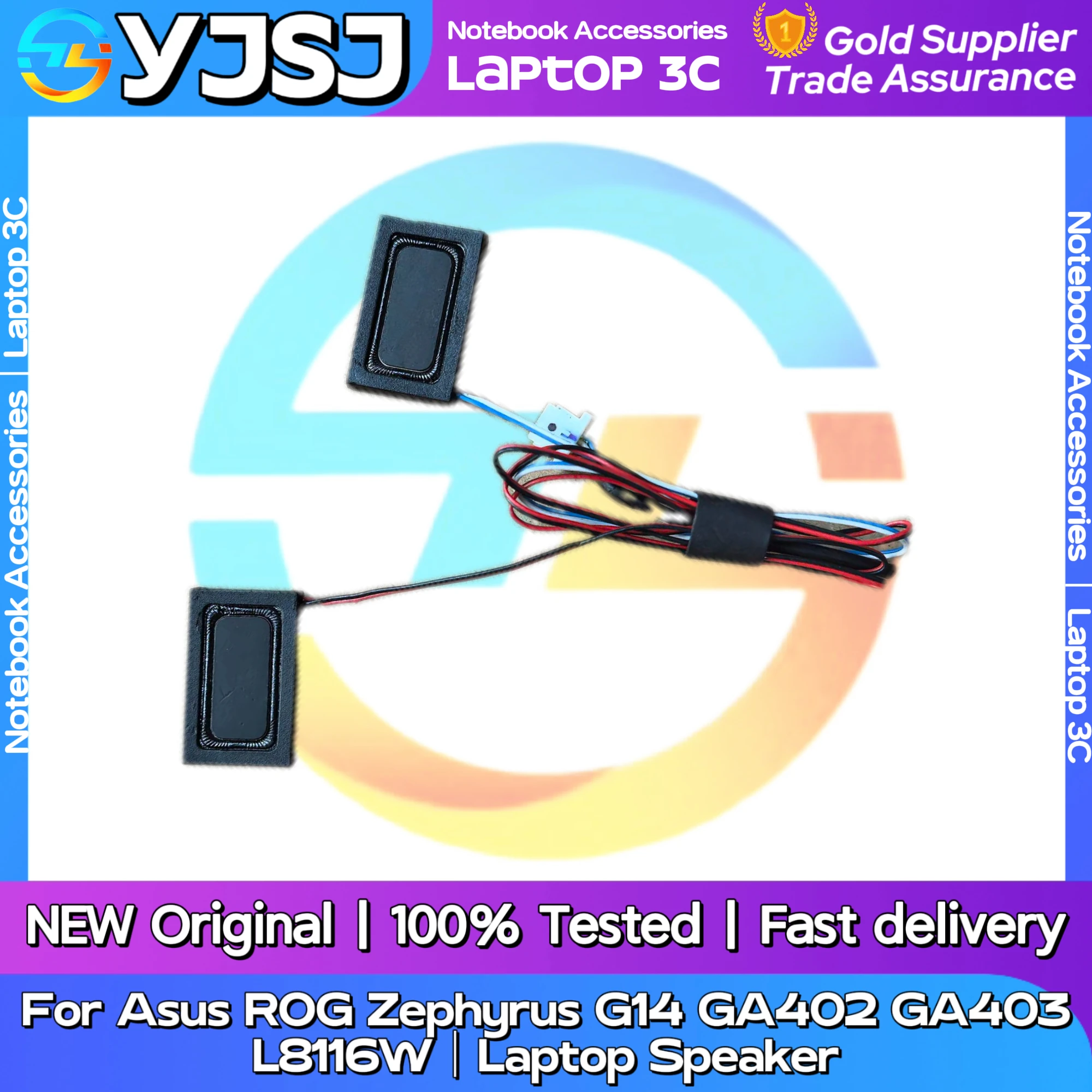 

Новый оригинальный аудиодинамик для ноутбука Asus ROG Zephyrus G14 GA402 GA403, встроенный левый и правый динамик L8116W-001