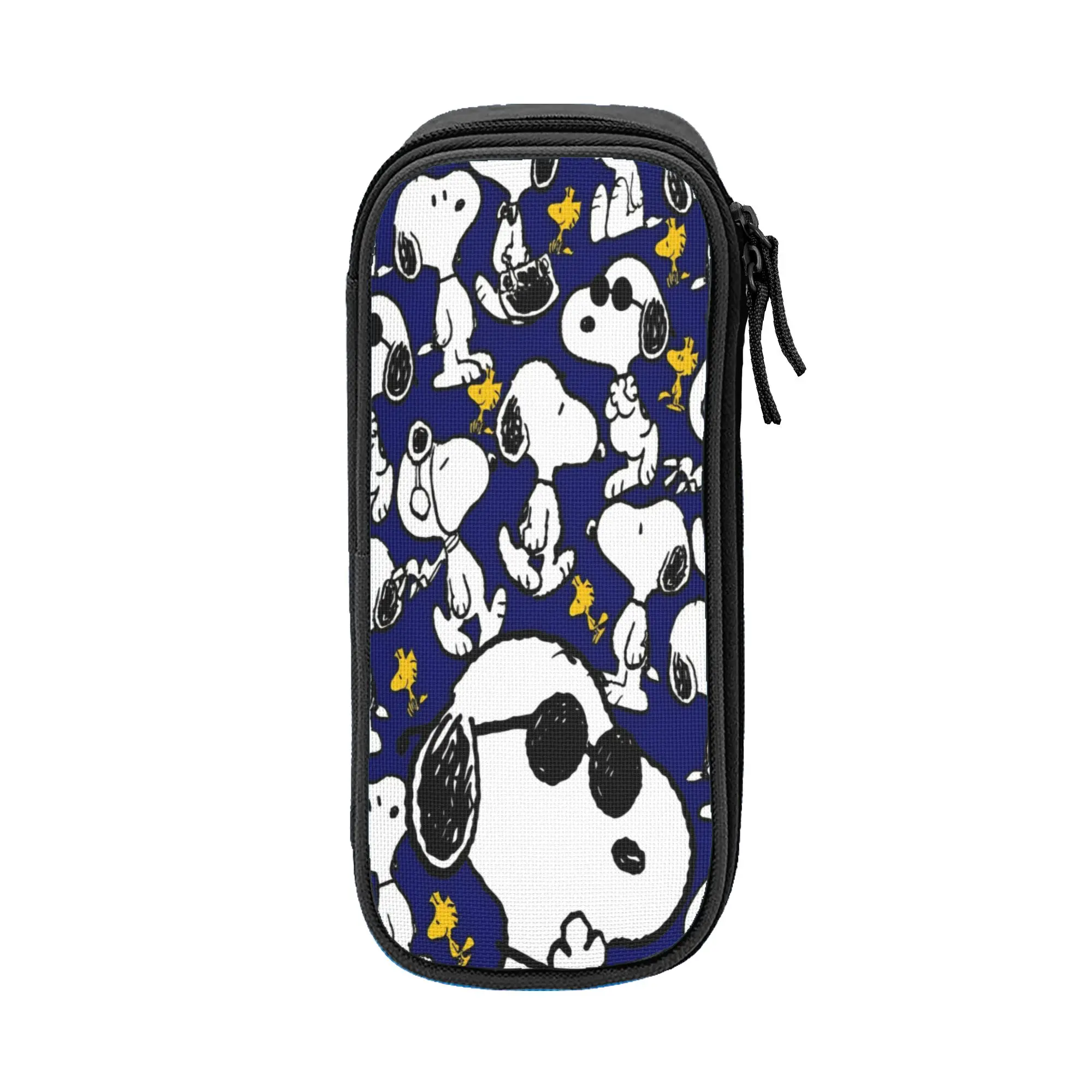 Snoopys cartoon dog Pencil Case Double Layer Large-capacity Kids Pencil Case Stationery Perfect Gifts