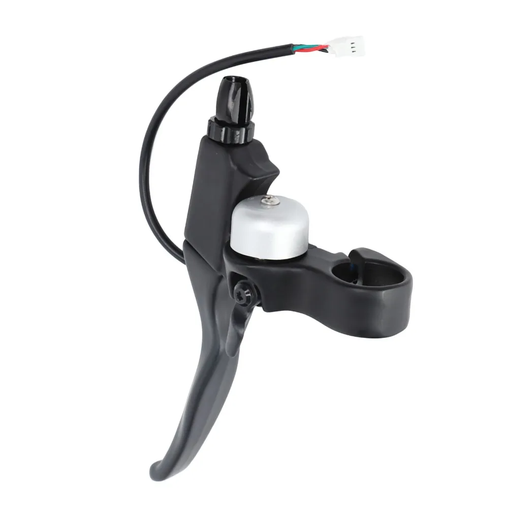 

Aluminum Alloy Electric Scooter Handbrake Waterproof Non Slip E-Scooter Brake Lever With Bell Hall Effect Handbrake