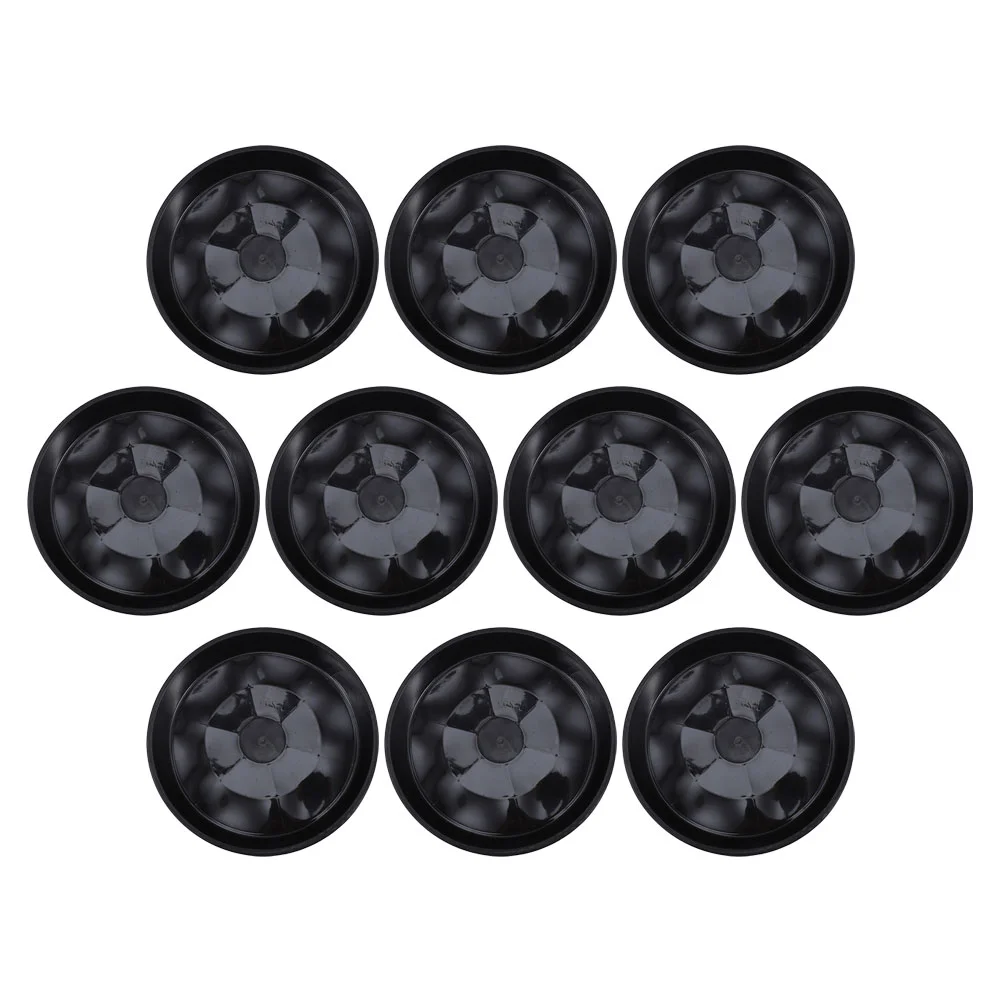 

10 Pcs Flower Pot Tray Plants Base Dishes to Catch Water Artificial Outdoor Flowerpot Trays Plate Plastic The