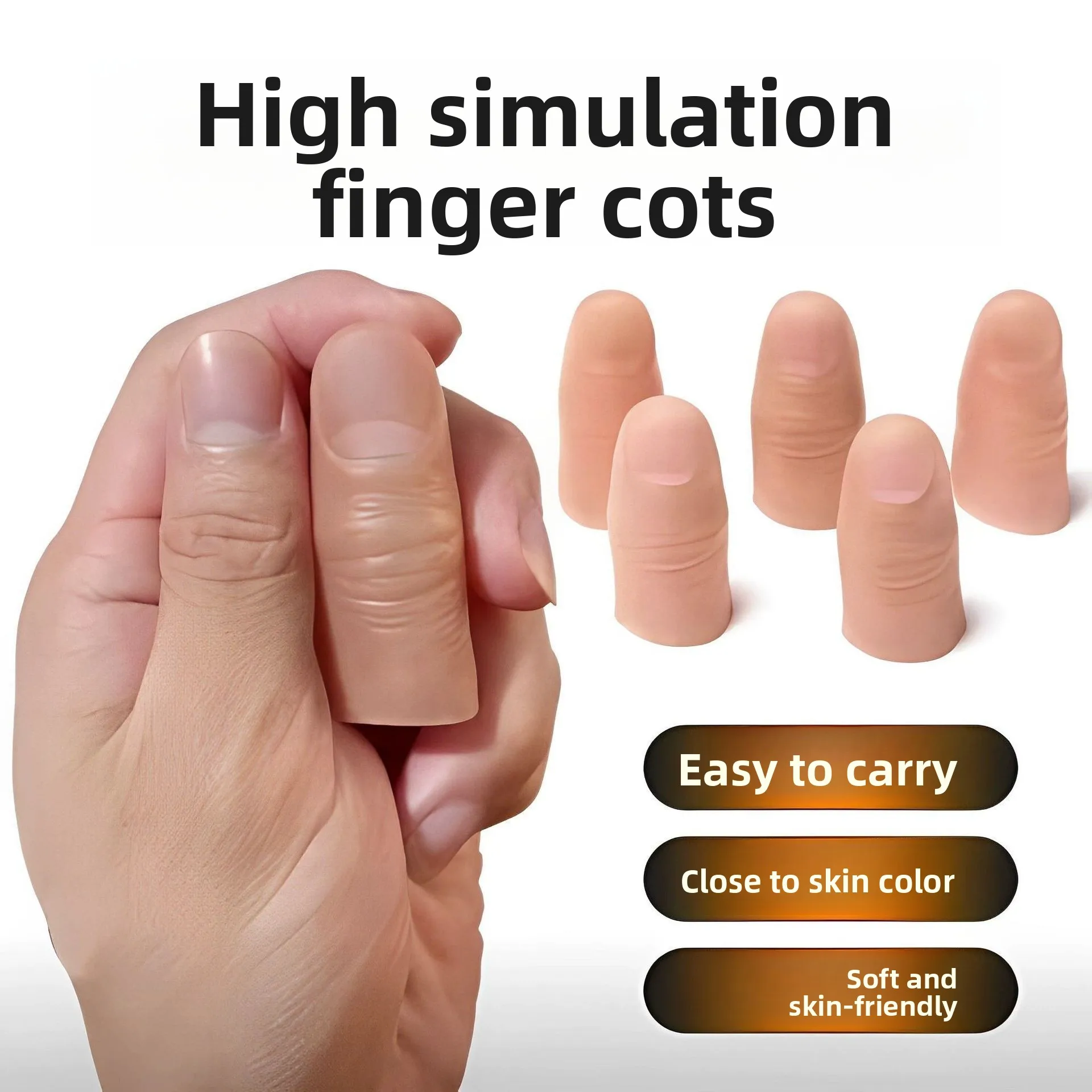Thumb Finger Cover Protective Silicone I Protective Cover Injury Wear-resistant Finger Guard Non-slip Finger Protective Cover