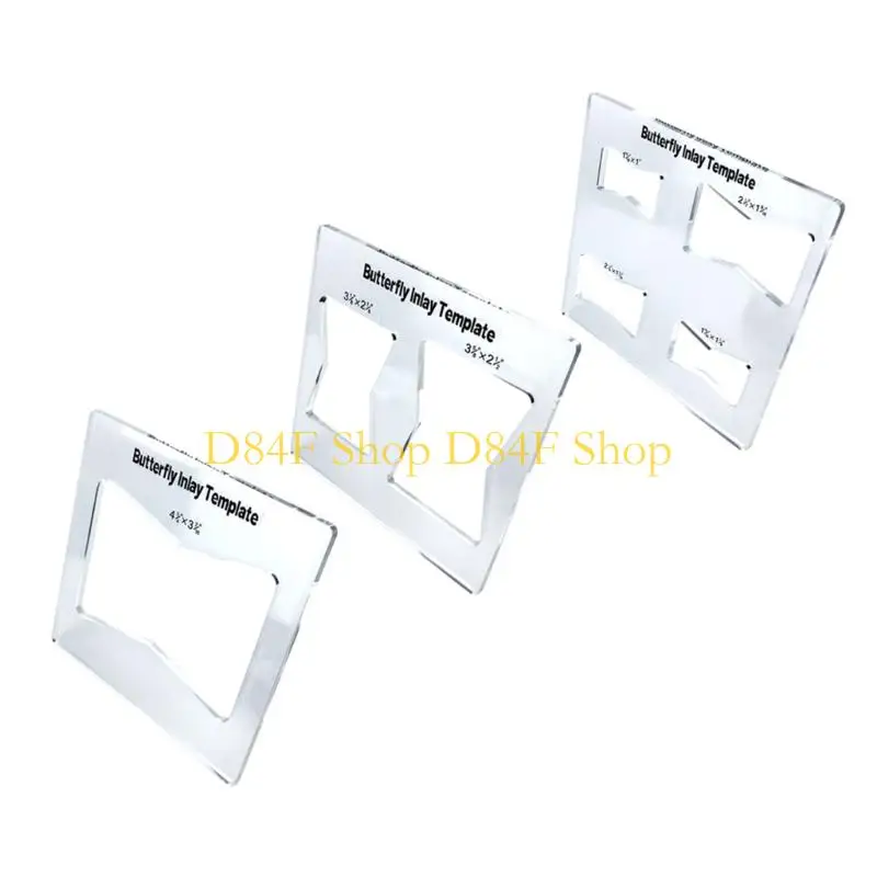 

D84F Butterfly Inlay Templates, Router and Decorative Templates for Woodworking, Router Jig Template