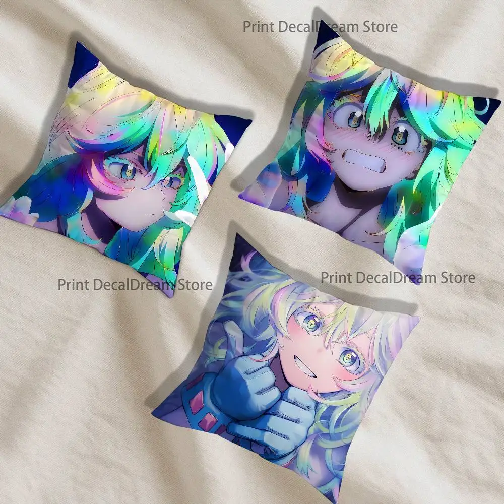 

H-Hagakure M-MHA Pillow Case For Sofa Decor Car Office Room Printing Cushion Cover Decorations and Protector