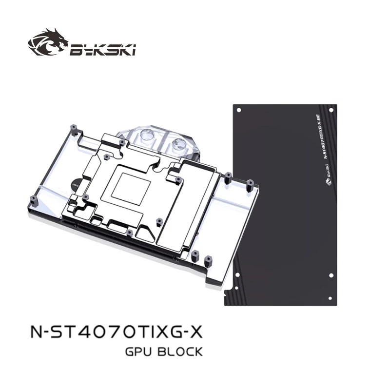 Bykski Water Block for Zotac GeForce RTX 4070 Ti X-Gaming / AMP AIRO Trinity Video Card /T2 Red Copper Material /N-ST4070TIXG-X