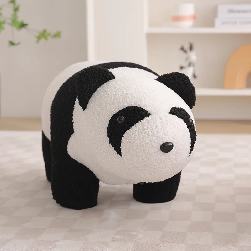 

Panda low stool home doorway shoe changing bedside footrest cartoon small stool living room baby eating coffee table