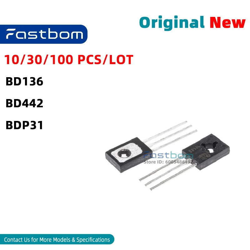 BD136 BD442 BDP31 TO-252 PNP TR TRANSISTOR New Original