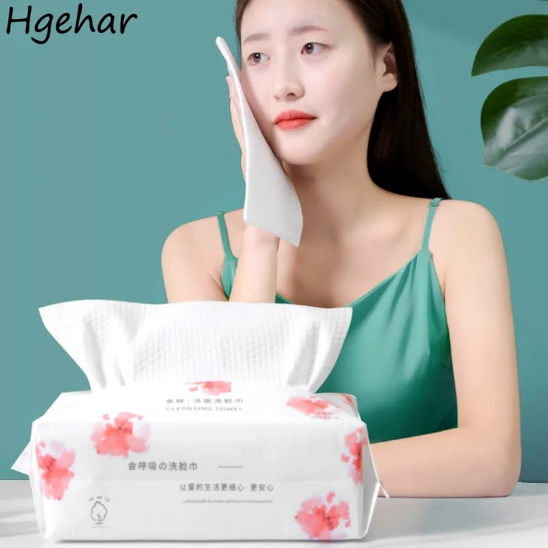 

Disposable Face Towel Cotton Thicker Safe Skin-friendly Bathroom Cleaning Tools Water Absorbent Facial Cleansing Makeup Wipes