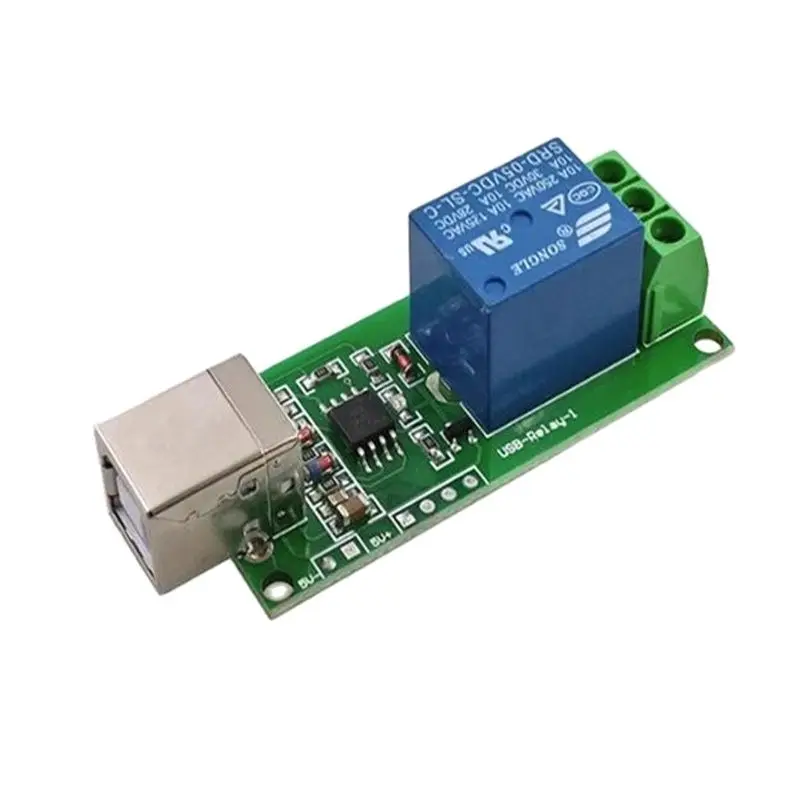 

Бесплатный/USB/1-контурный релейный модуль 5 В/компьютерный переключатель/интеллектуальное управление ПК