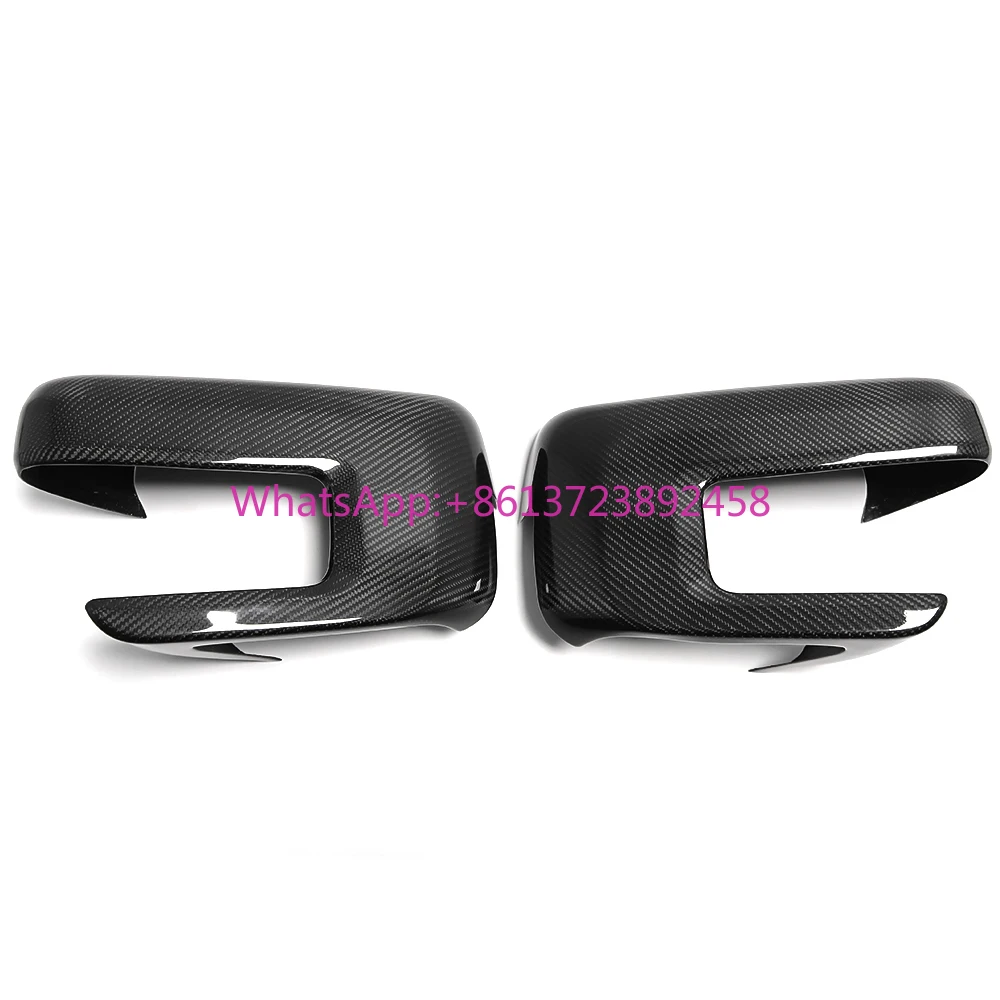 Для Ford F-150 F150 F250 F350 Raptor Lariat Limited XLT 2021+ крышка заднего зеркала автомобиля из настоящего углеродного волокна внешние аксессуары