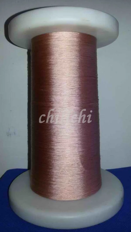 Making 0.1X1 Shares High Frequency Line Multi Strand Wire Wire USTC Litz  Enameled