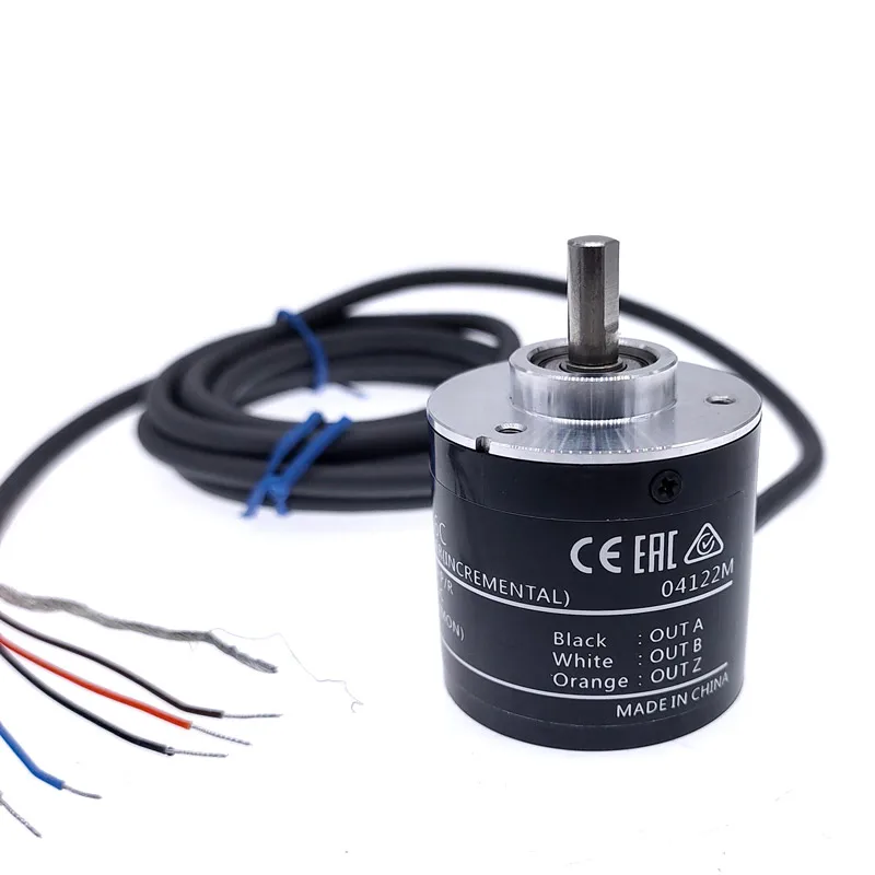 E6B2CWZ6C Rotary Encoder 1500 18000 2000 2048 2500 P/R 5-24V DC NPN output Rotary switch with 2m lin image 3