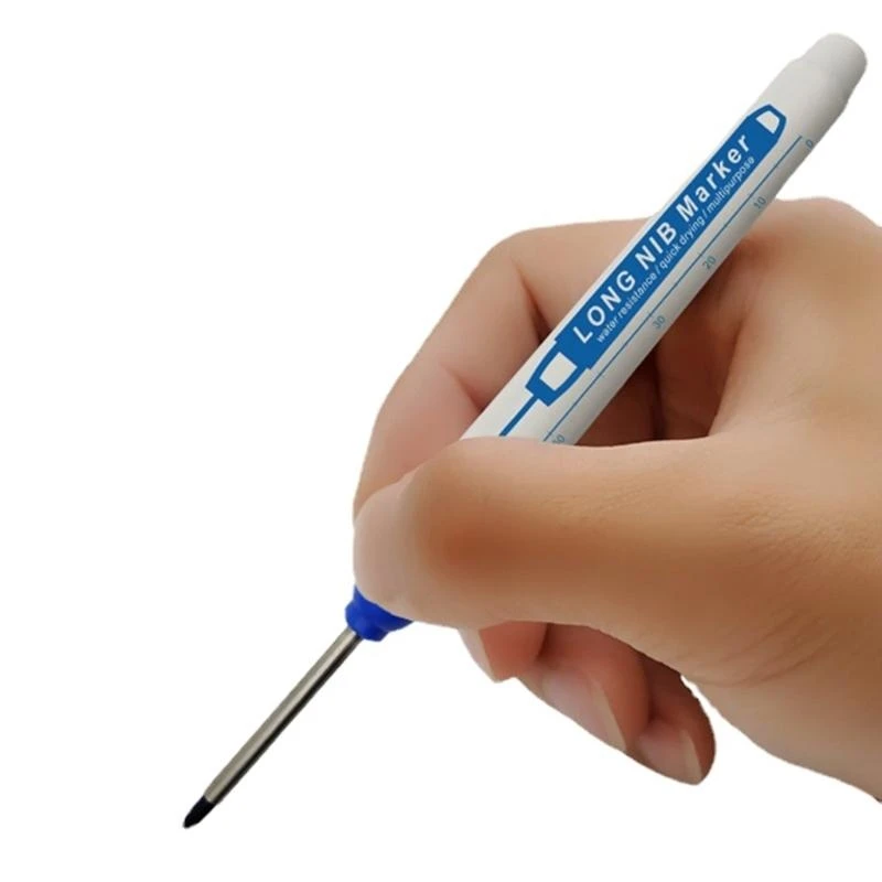 علامة ثقب الحفر 30 مللي متر طرف طويل نجار علامة أداة علامة النجارة #4