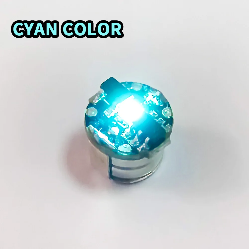 10 Stück Super Mini magnetische LED-Lampe Spielzeug 7,8 mm * 7,1 mm DIY Modellbau allgemeines Modell plus Licht mit Batterien und 1 Stück Magnet