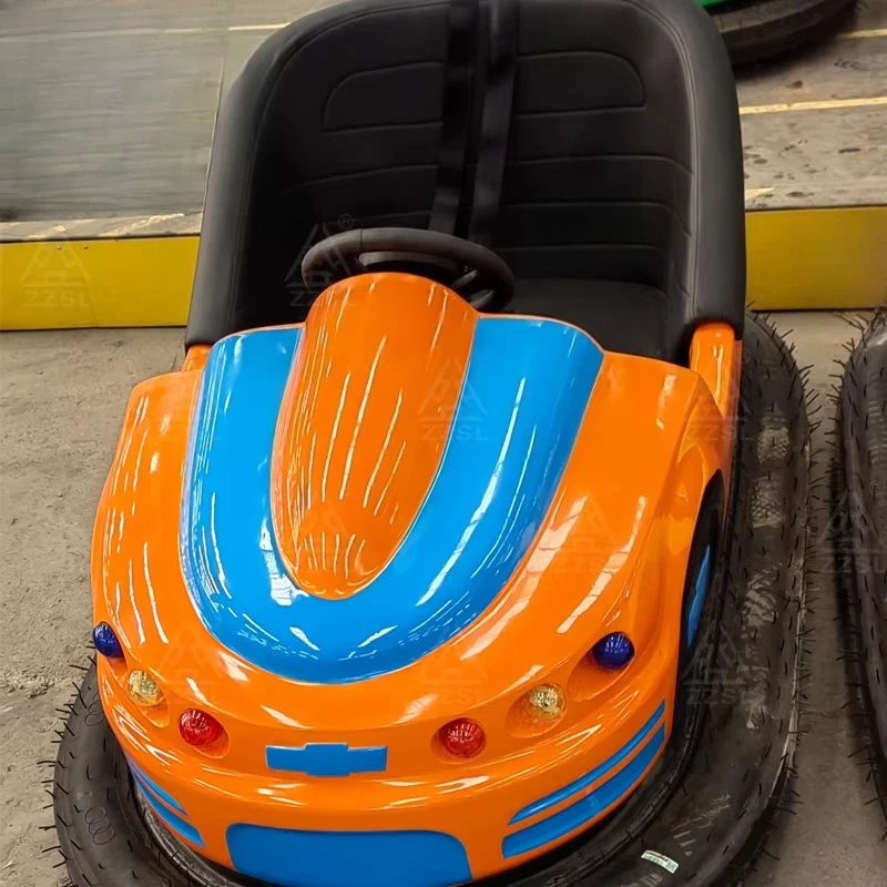 Fiberglass   bumper car, suitable for indoor/outdoor use, suitable for homes, schools and shopping malls