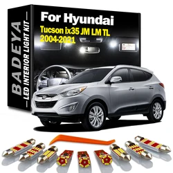 BADEYA-Kit de luz LED Canbus para Interior de coche, lámpara para Hyundai Tucson ix35 JM LM TL 2004-2018 2019 2020 2021