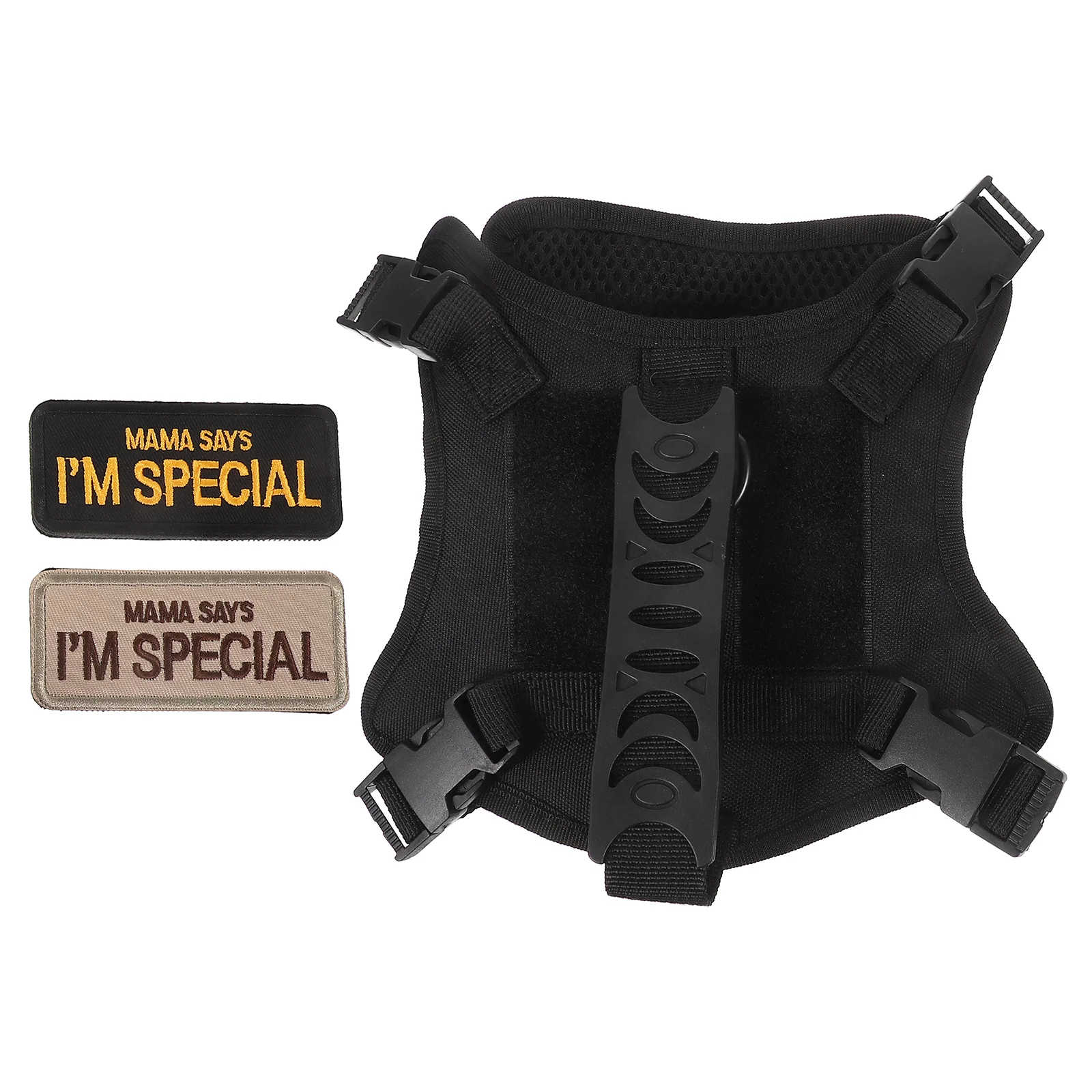 

2pcs Harness Adjustable Escape-Proof Walking Vest For Small Pets Outdoor Hiking Training Durable Safety D-Ring Cat