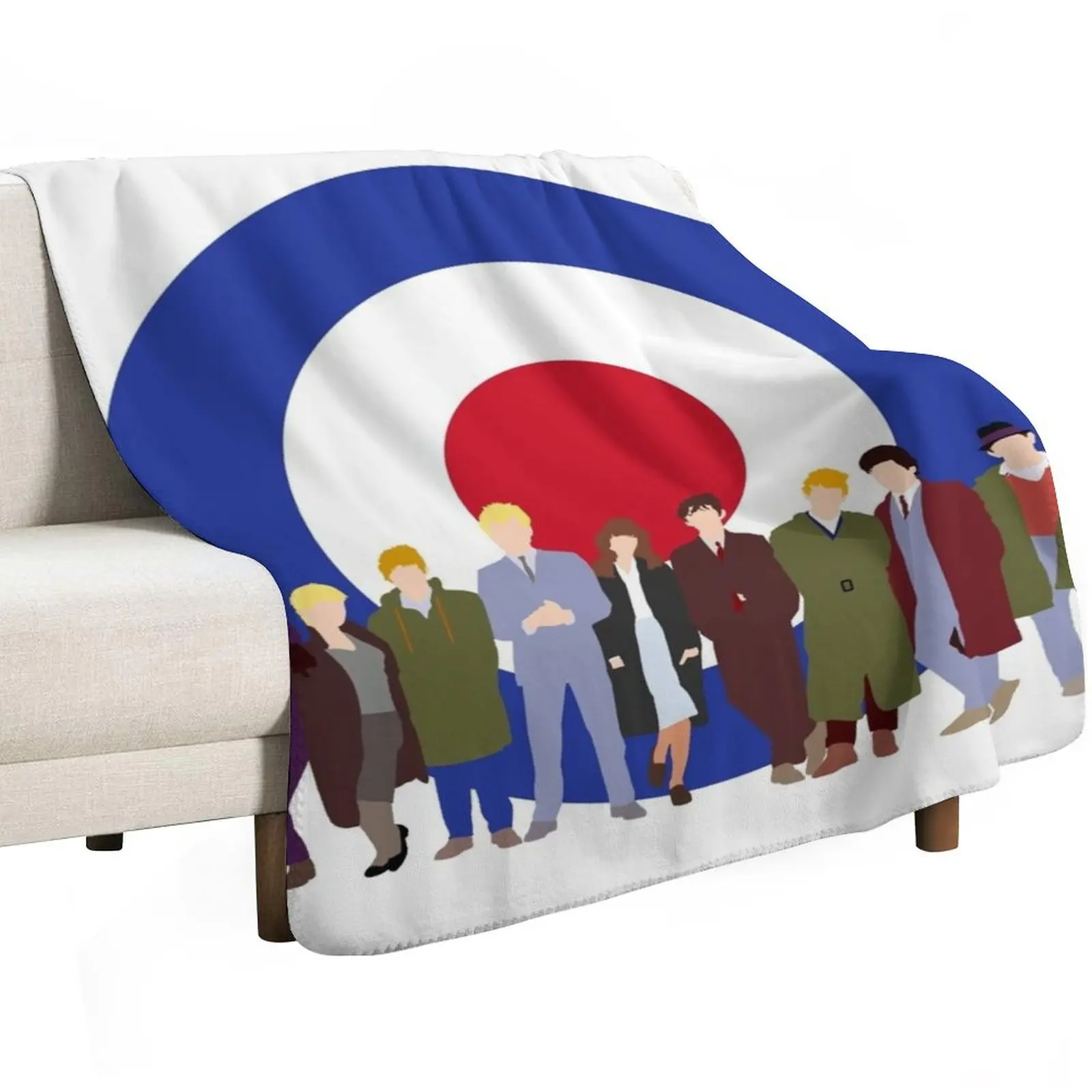 Quadrophenia mod target Throw Blanket Large For Baby christmas decoration Thermals For Travel Decorative Throw Single Blankets