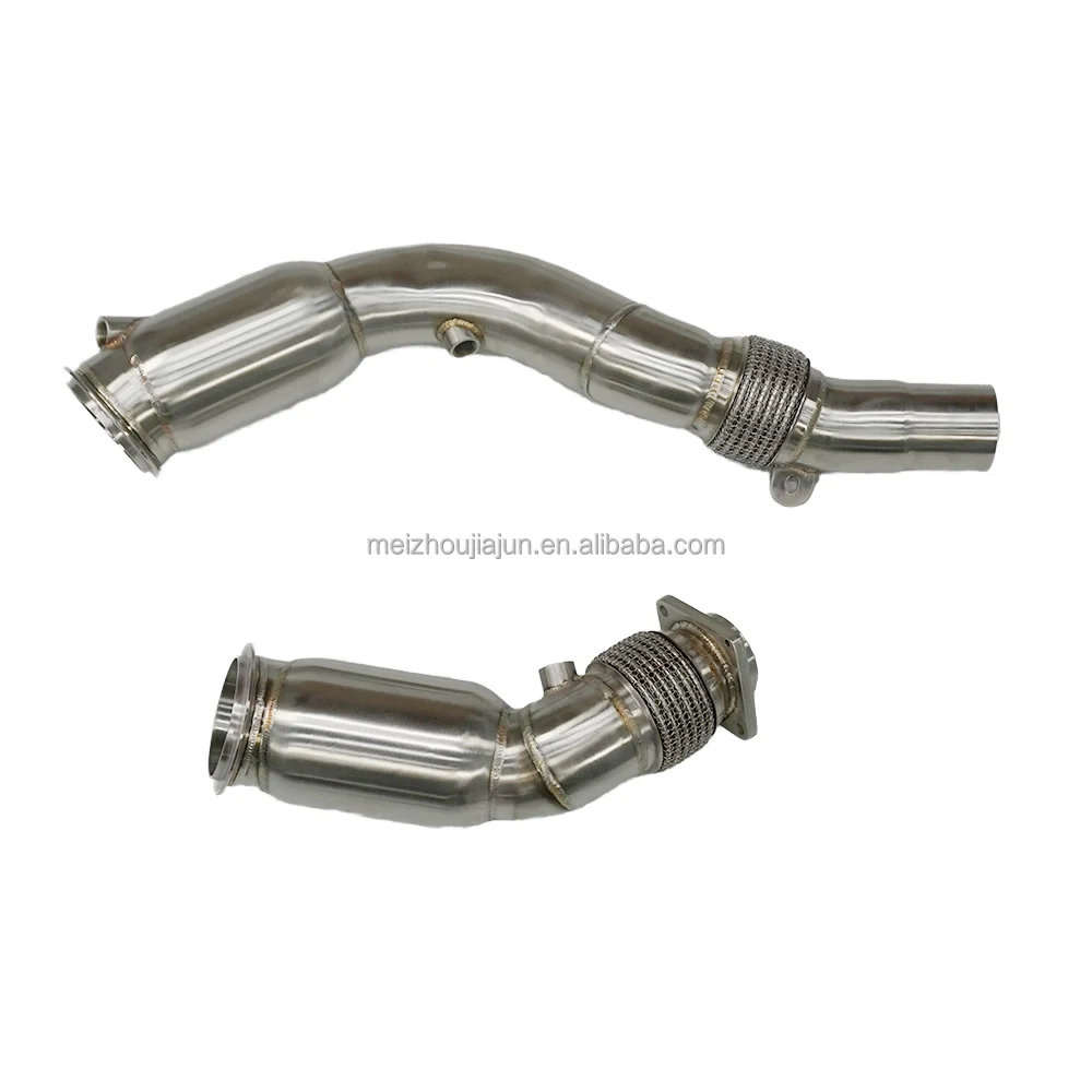 2014-2019 для BMW S55 F82 M4, новая трехходовая каталитическая выхлопная труба из нержавеющей стали 304, с F82 M4