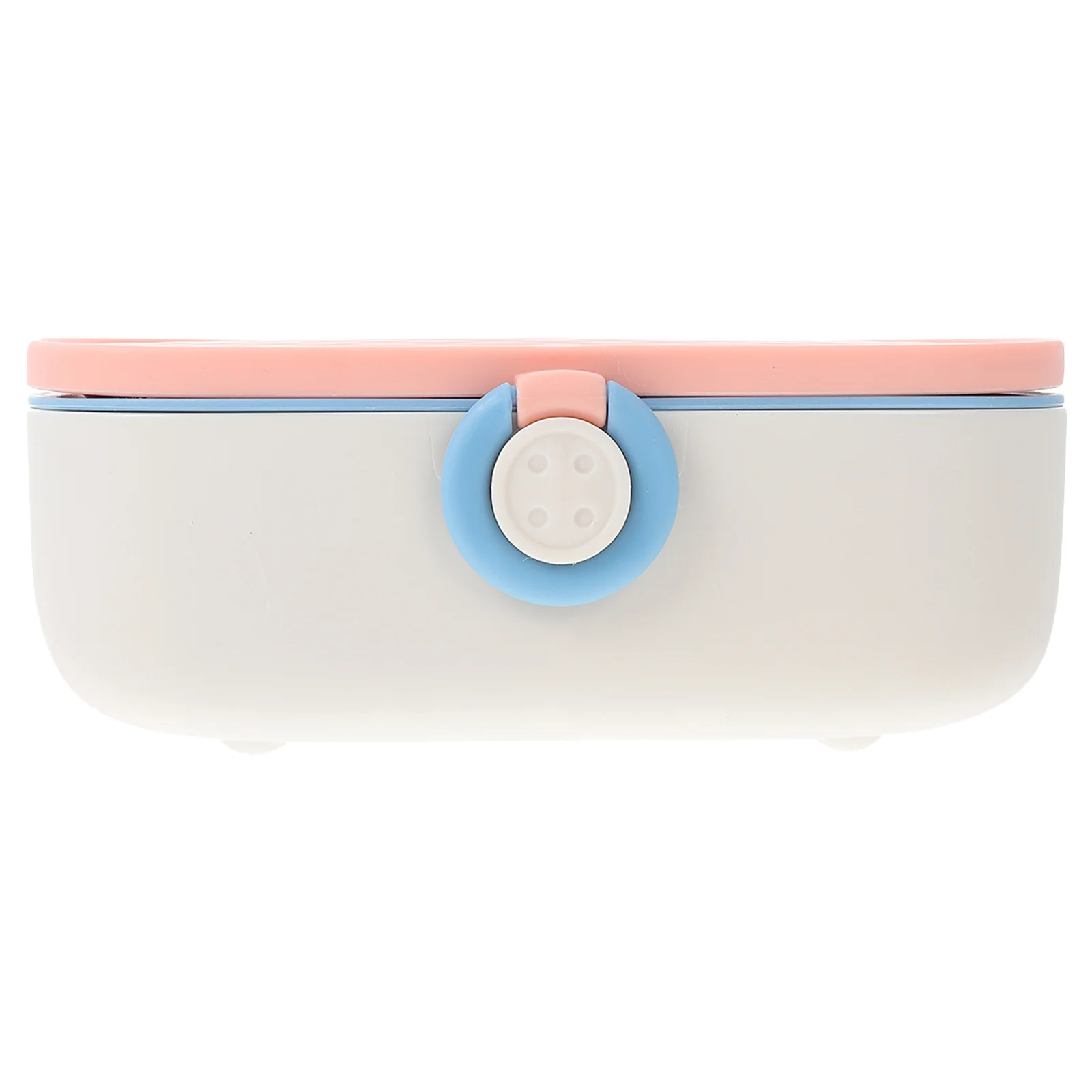 طقم صندوق تطريز محمول منظم خيط الخياطة حقيبة تخزين مضادة للغبار للمنزل والسفر ومستلزمات الخياطة اليدوية باللون الوردي