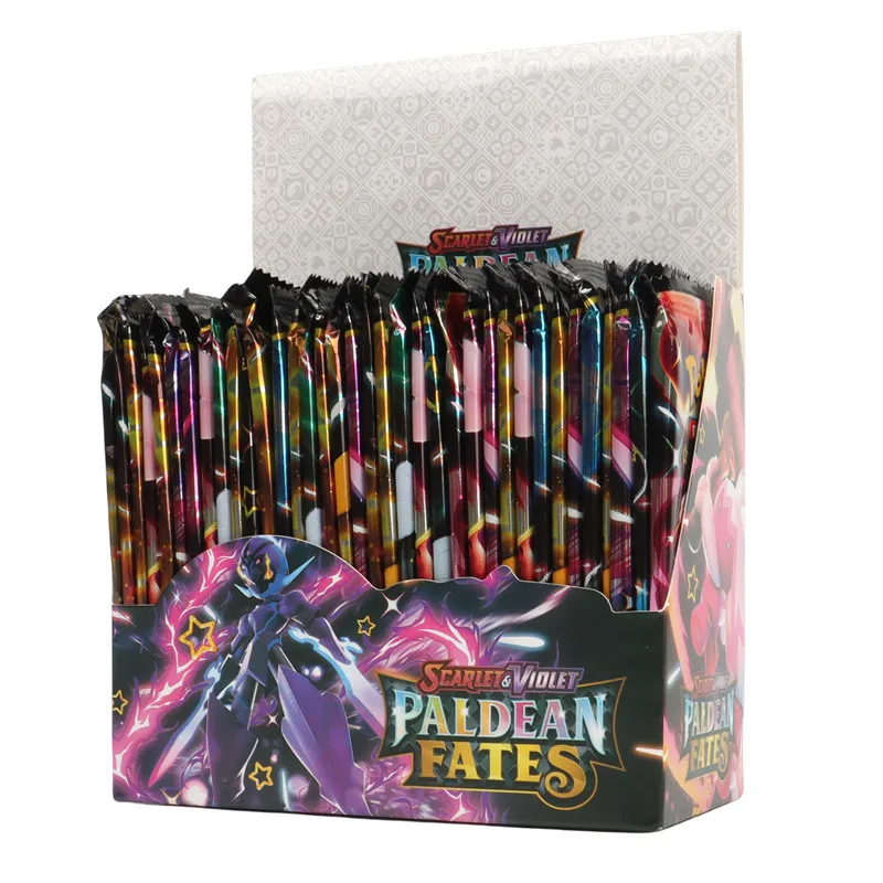 324Pcs English version Pokémon TCG: Scarlet & Violet Paldean Fates Booster Box Pokemon Cards 36 Pack Box