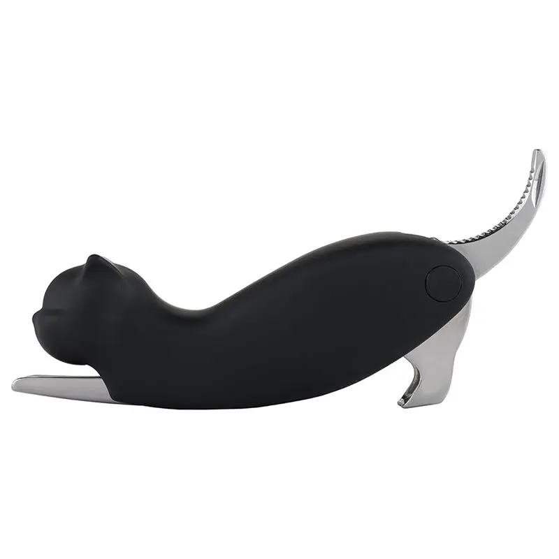 TKOH-For Home Bar Kitchen Travel Gift-Cat Shaped Wine Corkscrew Multifunctional Bottle Opener With Foil Cutter Bar Tool
