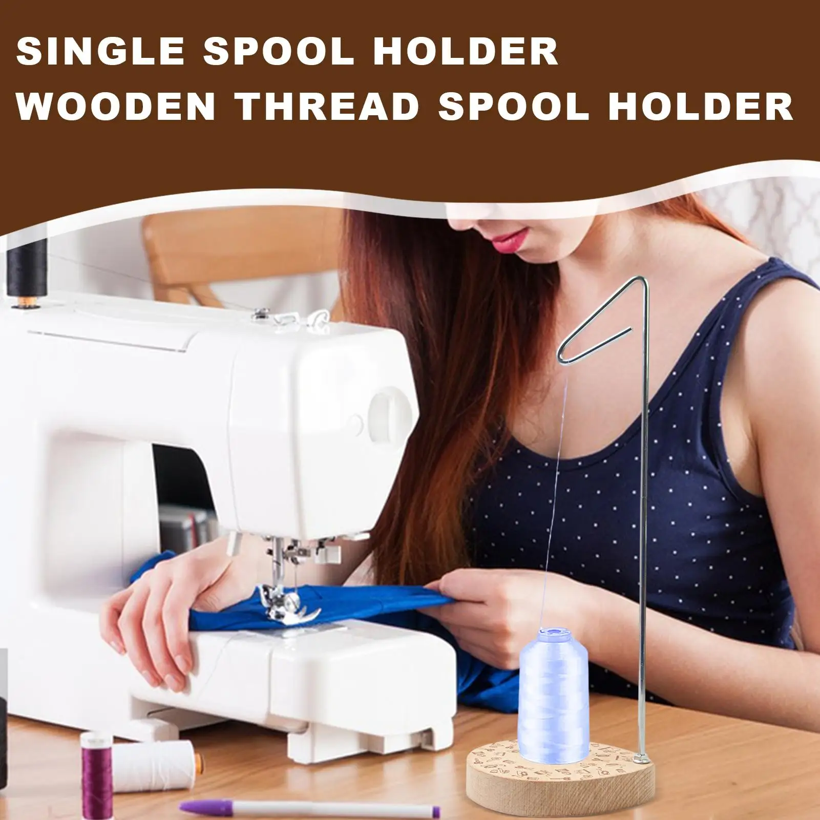 

Держатель для катушки, стеллаж для хранения пряжи, стойка для пряжи, держатель для ниток для вышивания для женщин, начинающих, любителей рукоделия, дома, путешествий, ежедневно