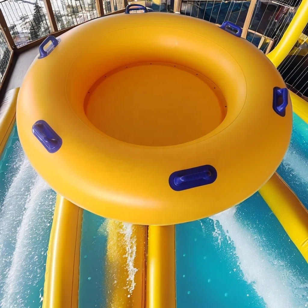 

Wholesale Round Inflatable Raft Tube Comfortable Leisure Natural Self-Draining Water Play Equipment for River Playpromote sales