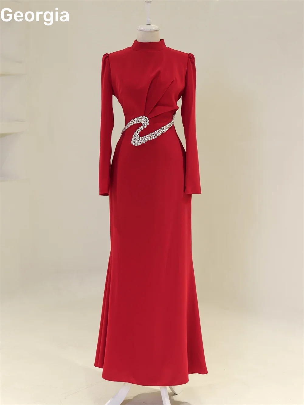 فساتين سهرة Customize Column Scoop Neckline Elegant Party Dresses For Women Floor-Length Formal Occasion Dresses Zipper Up Long