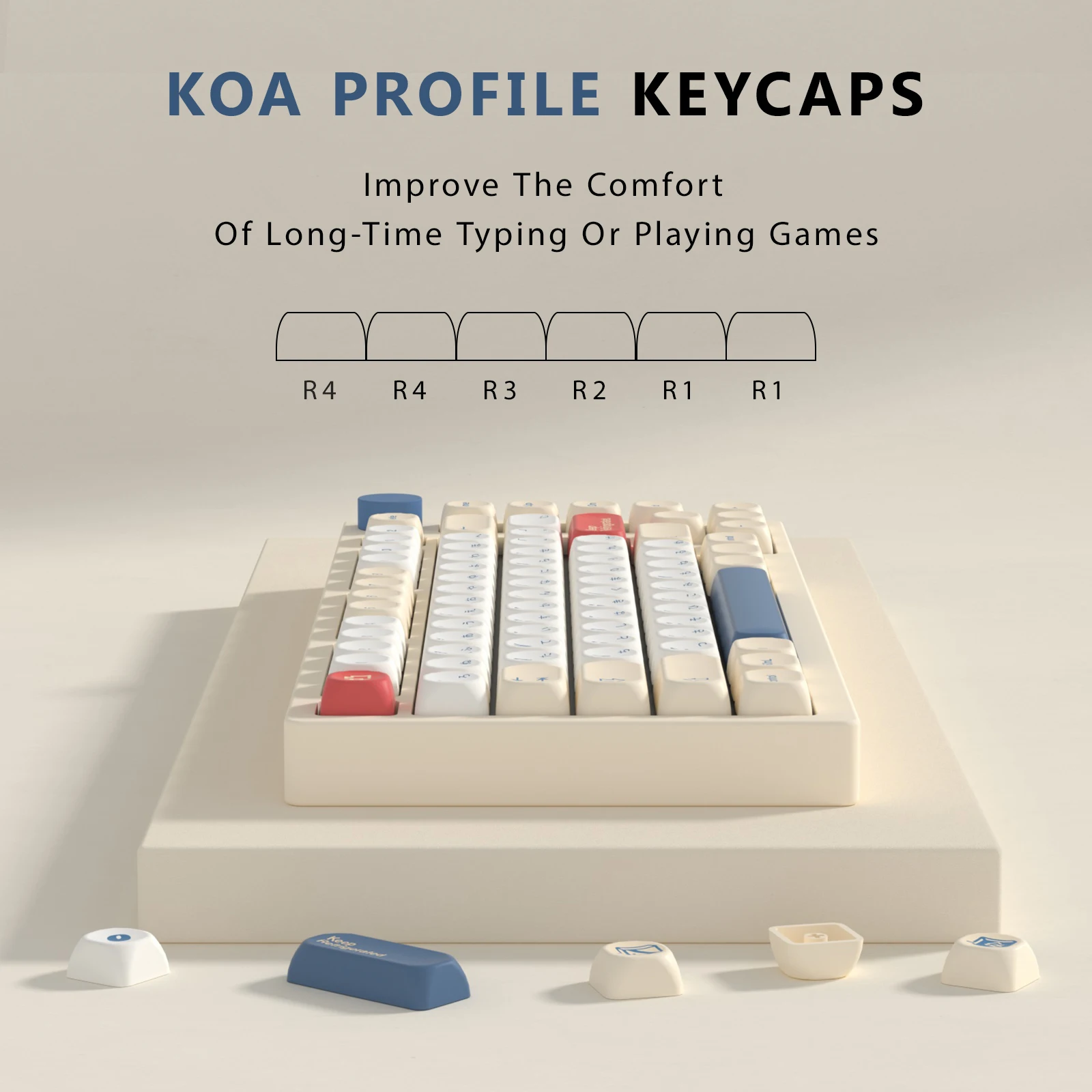 Kbdiy gmk teclas de leite de soja retrô koa perfil pbt keycap para aula f75 f99 f87 pro mad 60he 68he tampa chave teclado mecânico para jogos