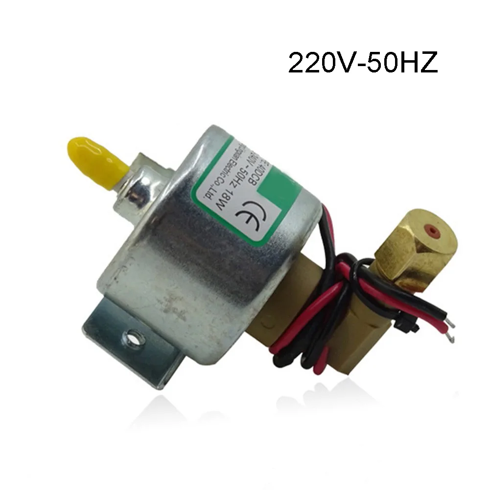 Smoke Machine Accessories  18W Electromagnetic Oil Pump  Metal Material  AC 220 240V  Small Size  Wide Application Range