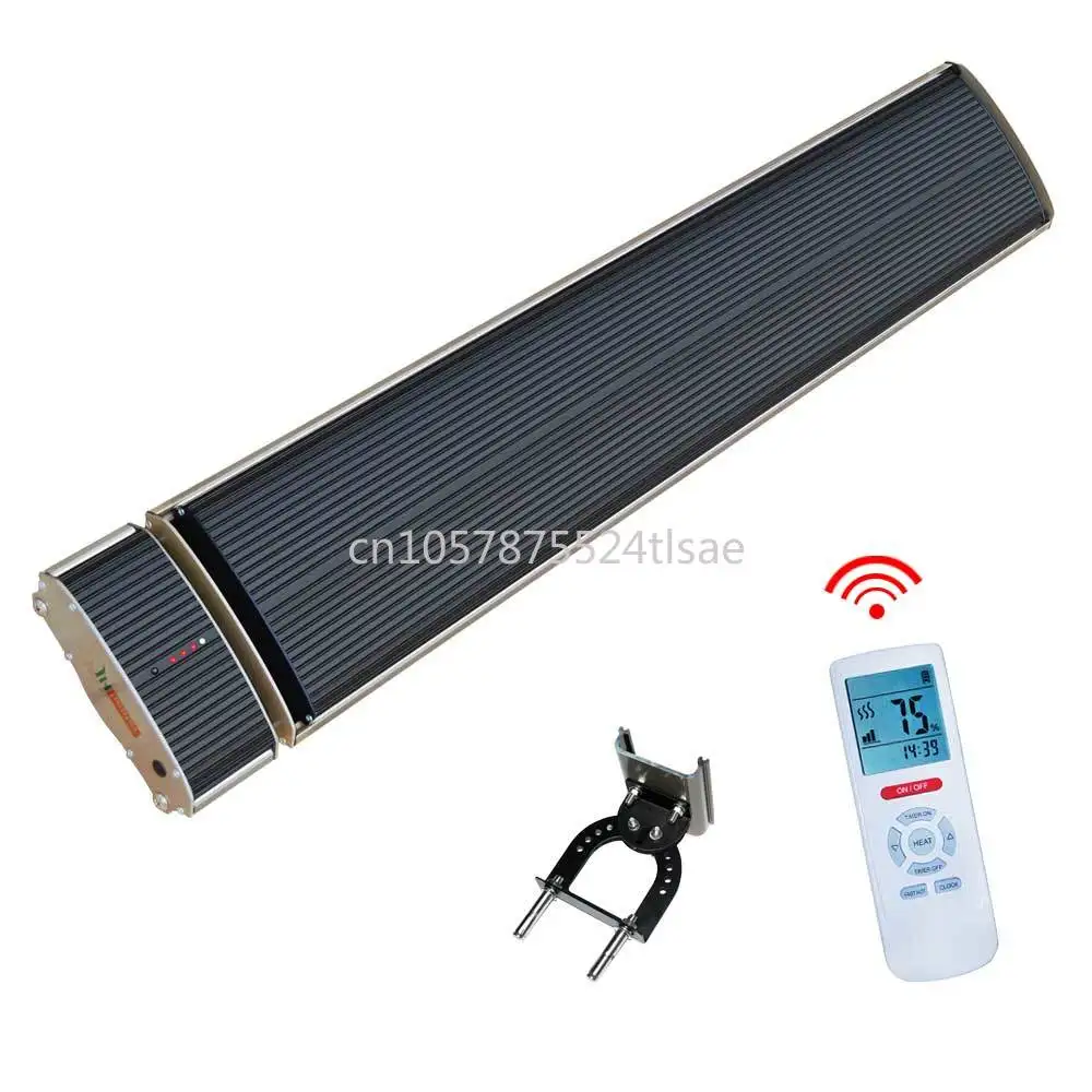 Power Setting Electric Patio Heater with Remote 4 Ranges Power Infrared Radiant Panel Heater JH-NR18-13B