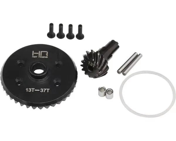 Hot Racing steel helical spiral 37T 13T gear set for Arrma 1/10 4WD