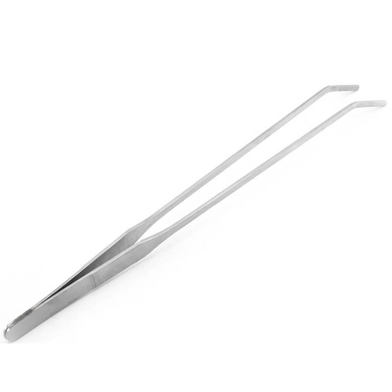 8 Pcs Stainless Steel Clips Include 4 Straight Tweezers (About 27Cm Long) And 4 Bent Tweezers (About 26.5 Cm Long)