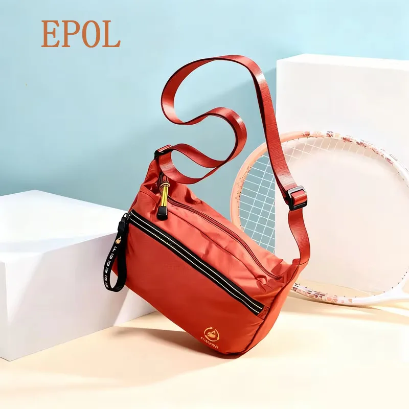 EPOL Women Crossbody Bag Fashion Nylon Lightweight Casual Shoulder Bags Large Capacity Waterproof Wear-resistant Handbag 2930-12