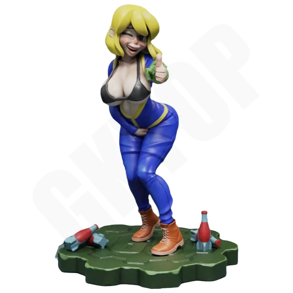 

Sexy VaultGirl NSFW 1/24 Scale Resin Figure Model Kit Rabbit Unassembled Unpainted Doll 3D Printing DIY Statue Crafts Toy