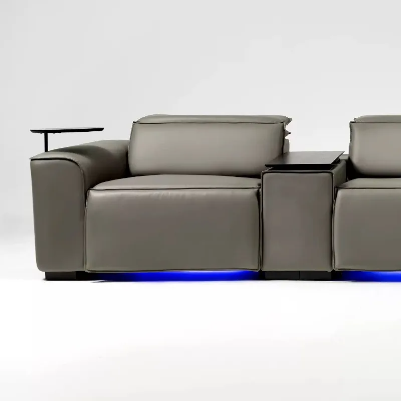 【Best-selling】Modular Sectional Sofa Set With Power Reclining, Configurable L-Shaped Electric Recliner And Chaise For Home Theat