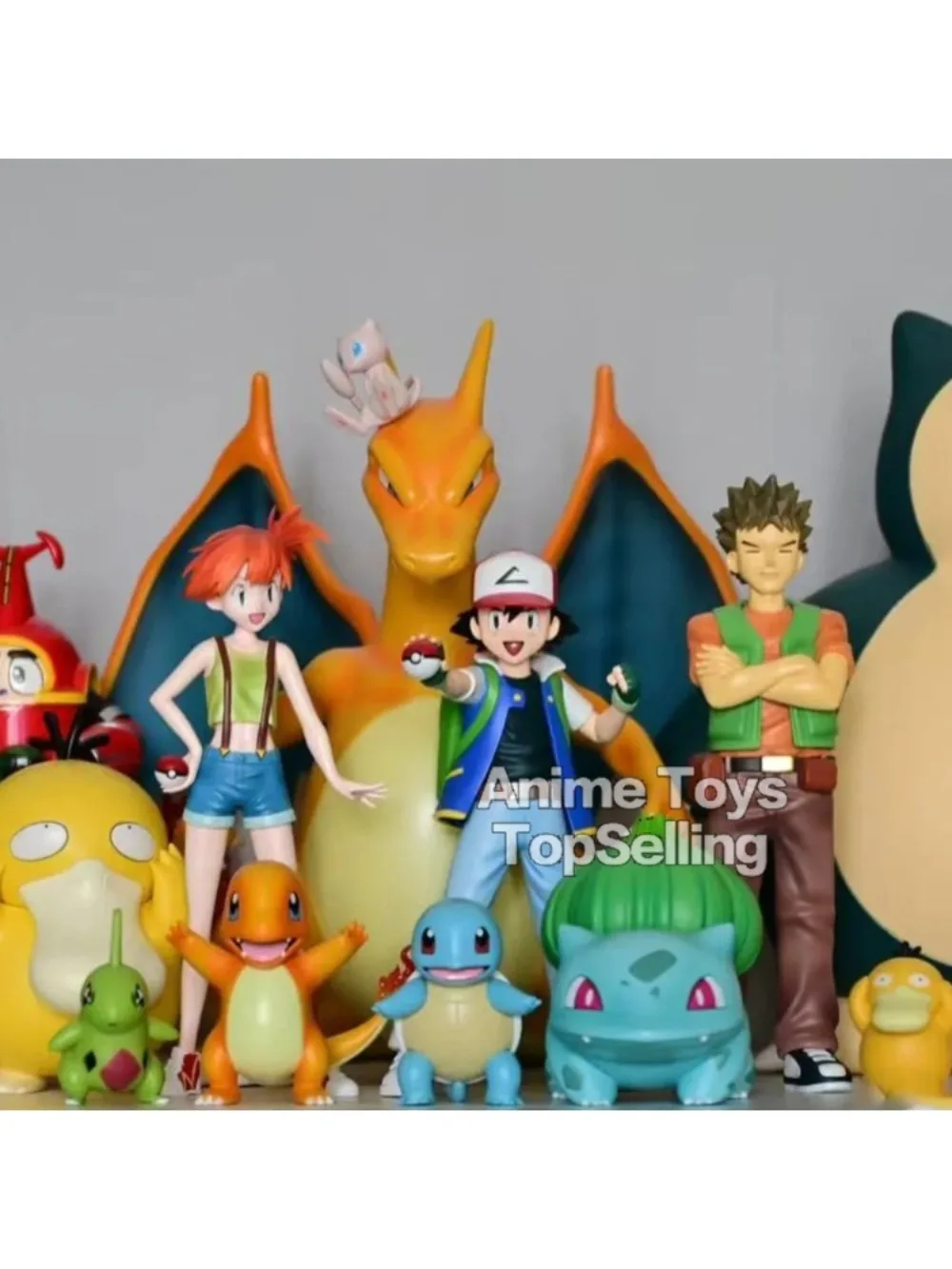 Anime Pokemon Figuur Ash Ketchum Misty Brock Actiefiguren Pvc Collection Model Speelgoed voor Kinderen Geschenken 13-15 cm - afbeelding 2