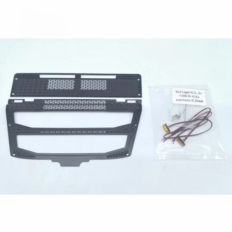 LED 1 pz Metallo Simulazione Copertura di Aspirazione Aria per 1/14 Tamiya RC Camion Auto VOLVO 56362 56375 56360 parti fai da te Giocattoli