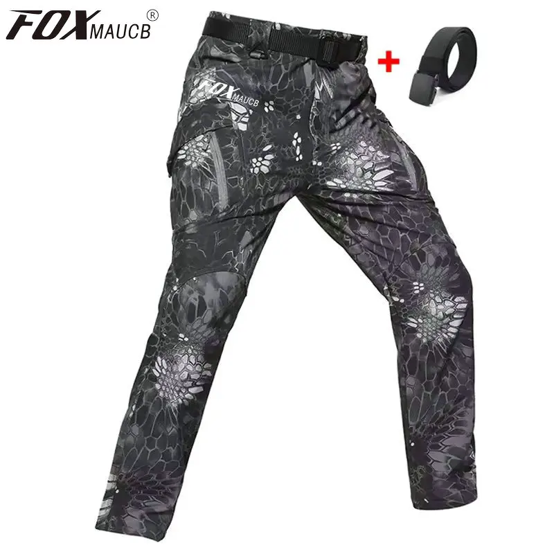 Men Cycling Long Pants FOXMAUCB Mountain Bike Bottoms Culottes Motorcycle Racing Bicycle Trousers Pantalones De Bicicletas Mtb view 4
