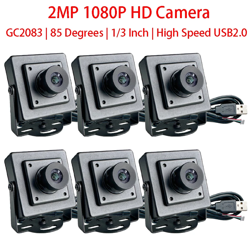 

GC2083 2MP HD 1080P Camera 85 Degrees FF 1/3 Inch Len USB Camera Module 1920*1080 30FPS Mini Cam Plug and Play