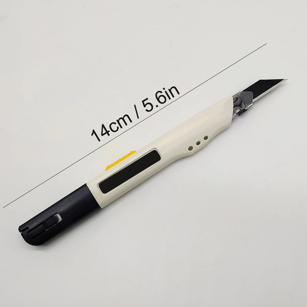 2Pcs Utility Knife Anti-shake Unpacking Car Film Craft Cutting Tools Wallpaper Carving Paper Cutter E45