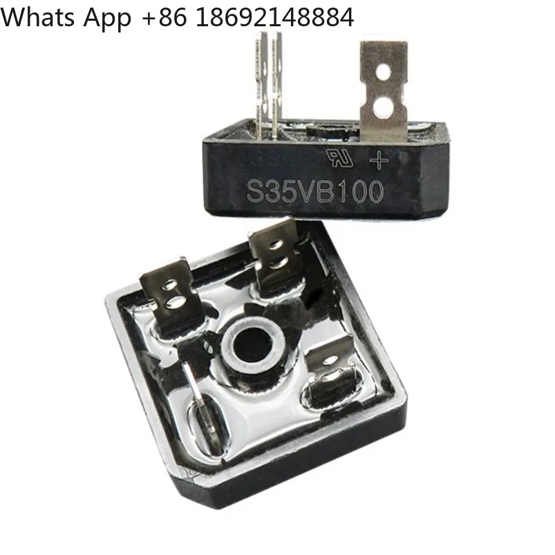 Rectifier bridge for electric welding machine S15/S25/S35/S50VB100-80-60 flat foot square stack inverter accessories