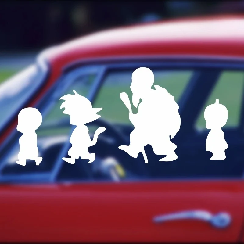 Car Sticker Son Goku Master Roshi Anime Reflective Decoration For Windshield Trunk Bumper Motorcycle Laptop Ipad Tablet