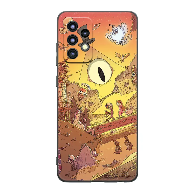 Gravity Falls Bill Cipher Pig Case For Samsung A04S A04E A12 A13 A14 A22 A23 A32 A33 A34 A50 A51 A52S A53 A54 A70 A71 A72 A73 5G