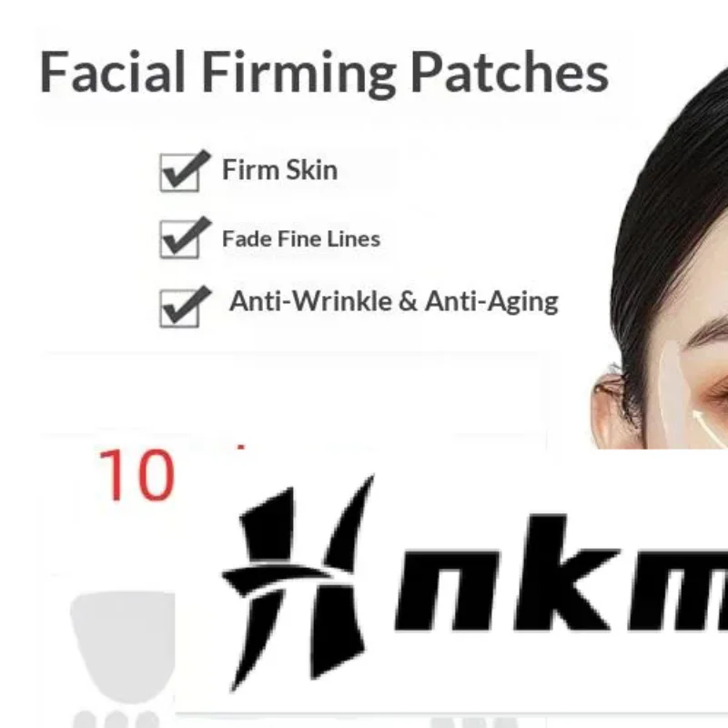 160Pcs PE Material Forehead Smile Patterns Transparent Skin-friendly Anti-Wrinkle Sticker Invisible Nasolabial Folding Patches