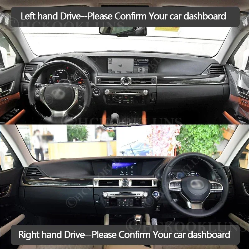 Car Sunshade 250 350 300h Dashboard Cover Protective Pad Polyester for Lexus GS GS250 GS350 GS300h GS400h L10 2012 2013 ~ 2019