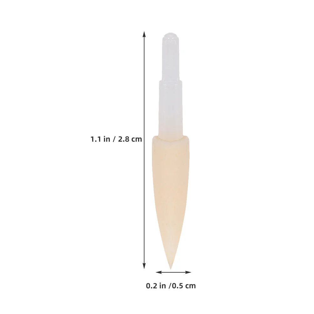 40Pcs Soft Sponge Nibs for Calligraphy Pens Smooth Delicate Writing Experience Versatile Ink Types Portable Design